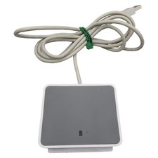 Identiv uTrust 2700 R USB Contact Smart Card Reader 905369-6 Grey White picture