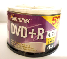 Memorex DVD+R 50 Pack 4.7GB 120 Minute  3202-5444 Video Recording Time picture