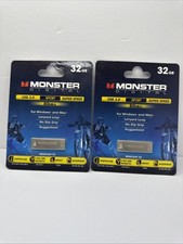 Monster Digital Flash Drive 32gb USB 3.0 80MB/S  Lot Of 2 picture