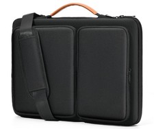Business Laptop Sleeve Briefcase 14/15.6 Inch, Polyester Messenger Bag for Wo... picture