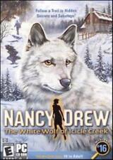Nancy Drew: The White Wolf of Icicle Creek PC CD winter ice solve mystery game picture