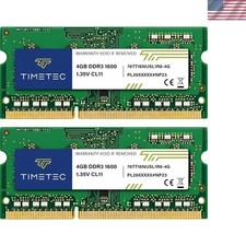 8GB Dual Channel 1600MHz DDR3 SODIMM RAM Kit for Enhanced Laptop Performance picture