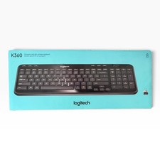 Logitech K360 Full-Size Compact Wireless USB Desktop Keyboard Still In Box New picture