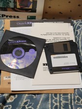 Vintage QuarkXpress 4.04 for Windows (Manual, CD, floppy & Original Box picture