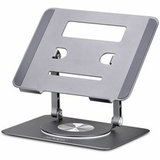 StarTech Rotating Laptop Stand 360 Swivel Ergonomic Desk Riser for Computer picture