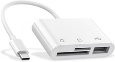 RayCue USB C to Micro SD TF Memory Card Reader, 3-in-1 USB Camera Card Reader Ad picture