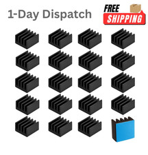 30Pcs Raspberry Pi Heatsink Kit Copper Aluminum Cooler Set for Pi 2 3 4 5 B+ picture