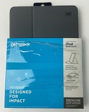 Speck Brand StyleFolio iPad Case Stand Gray Grey 2019 2020 Charcoal Grey Stormy picture