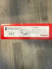 Legrand DA2401 4-Port PoE Injector, RJ-45 Wired Ethernet 10/100Base-TX Black picture