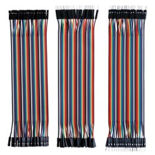 120pcs Multicolored Dupont Wire Jumper Cable Kit – Male-to-Female, Male-to-Male picture