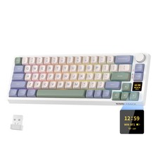 LTC Nimbleback NB682 Pro Mechanical Keyboard White Blue Green picture
