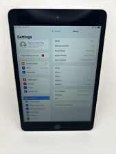 Apple iPad Mini 4 64GB Gray Excellent Condition Tested W/Report 100% Battery picture