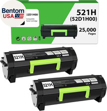 521H 52D1H00 Toner Cartridge Compatible Replacement for Lexmark 521H 52D1H00 for picture