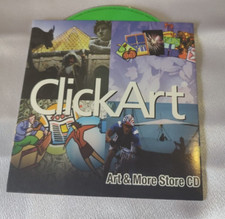 Vintage 1999 Broderbund ClickArt Art & More Store CD P/N: 178342-HDR picture