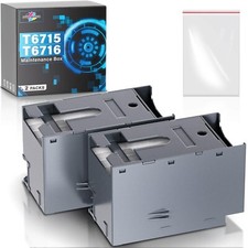 T6715 T6176 Ink Maintenance Box for Epson Workforce Pro WF-4730 WF-4740 WF-47... picture