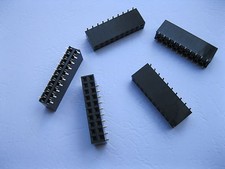 12 pcs SMD SMT 2.54mm 2x10 20pin Female Pin Header Double Row Strip Gold Plated picture