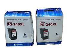 (2) Dataproducts Replacement Black InkJet Cartridge Fit For Canon PG-240XL picture
