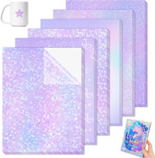 36 Sheets Holographic Sticker Paper 8.3 X 11.7 Inch A4 Size Holographic Laminate picture