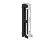 Monoprice 12-port Vertical Cat6 Mini Patch Panel, 110 Type (568A/B Compatible) picture