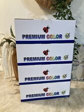 Premium Color Toner Cartridges Lot of FOUR NEW IN BOX picture