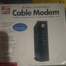 Zoom 686 Mbps 16x4 DOCSIS 3.0 Cable Modem Model 5370 XFINITY Time Warner picture
