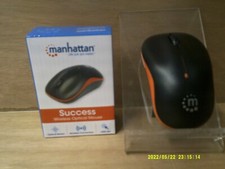 MANHATTAN 296849 SUCCESS Wireless Optical Mouse (Orange/Black) picture
