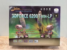 Jaton NVIDIA 3D FORCE 6200  Twin-LP 256MB DDR AGP VGA DVI TV Out Video Card. picture