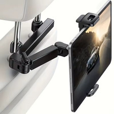 Car Headrest Mount Tablet Holder with 360° Rotation for 4–13 Inch Devices picture