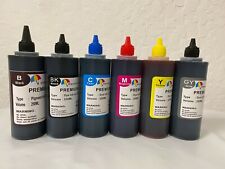 6 Colors T552 552 Dye Ink Refill Bottles for Ecotank ET-8500 ET-8550 6x250ml picture