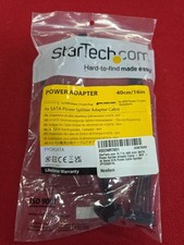 1X SATA to 4X SATA Power Splitter Adapter 15 PIN Cable Black  picture