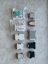 DVI-D Digital Dual Link SET of  VGA Adapters Male to Female Computer Monitor picture