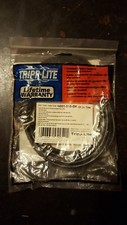 TRIPP LITE  Mdl. N001-010-BK ENHANCED Cat5 350MHz SNAGLESS PATCH CABLE 10ft. picture