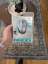 Logitech Wireless Optical Mouse: Model M325, Silver & Black (New)  picture
