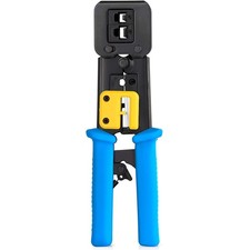 Vertical Cable RJ45 / RJ11 Termination Tool with Wire Stripper, Cutter, Trimmer picture