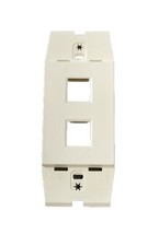 🔥2 Units ~ Leviton AC642-00-NTL Acenti 2-Port QuickPort Wallplate Inserts 🔥 picture