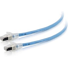 C2G 35ft HDBaseT Cat6a Cable with Discontinuous Shielding - Plenum - Blue picture