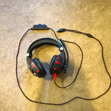 RUNMUS k2 USB Wired Over-Ear Gaming Headset Boom Mic Volume Control 6ft picture