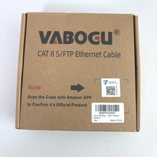 Vabogu Cat 8 Ethernet Cable 100ft S/FTP High Speed Indoor Outdoor Gaming PC NEW picture