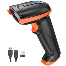 Tera 1D 2D QR Barcode Scanner Wireless and Wired with Battery Level Indicator... picture