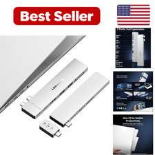 USB C Hub - Silver 140 Watts Aluminum picture