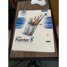 Corel Painter 8 UPGRADE Big Box Digital Painting Software - Serial Code Vintage picture