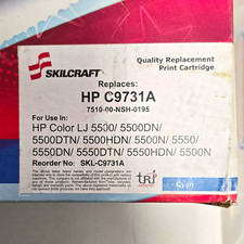 SKILCRAFT Cyan Laser Compatible Toner Cartridge C9731A for HP Color LJ 5500 picture
