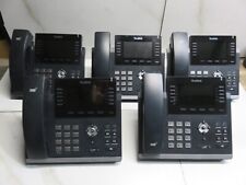 LOT OF 10 Yealink SIP-T46G Ultra-Elegant Gigabit IP Phones W/ HEADSET AND STANDS picture