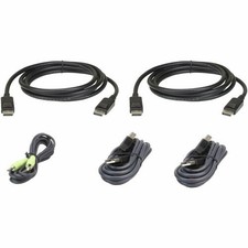 ATEN 1.8M USB DisplayPort Dual Display Secure KVM Cable Kit picture