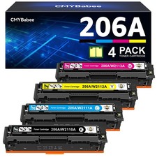 CMYBabee Compatible Toner Cartridge Replacement for HP 206A 206X for Color La... picture