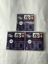 iomega/Fuji Zip 100 Disk Formatted for IBM Compatibles with Cases 100MB Lot of 3 picture