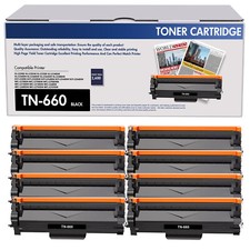 8x TN660 Toner Cartridge For Brother MFC-L2700DW MFC-L2707DW DCP-L2540DW TN630 picture