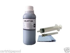 250ml Refill Bulk Black Ink for All HP Canon Dell Brother Printers 10oz Syringe picture