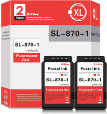 SL-870-1 XXL Red Ink Cartridge High Capacity Compatible for SL870-1 Fluorescent picture
