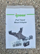 ipow iPad Tripod Mount Adapter, Adjustable 7-10in, Black Rigid Plastic picture